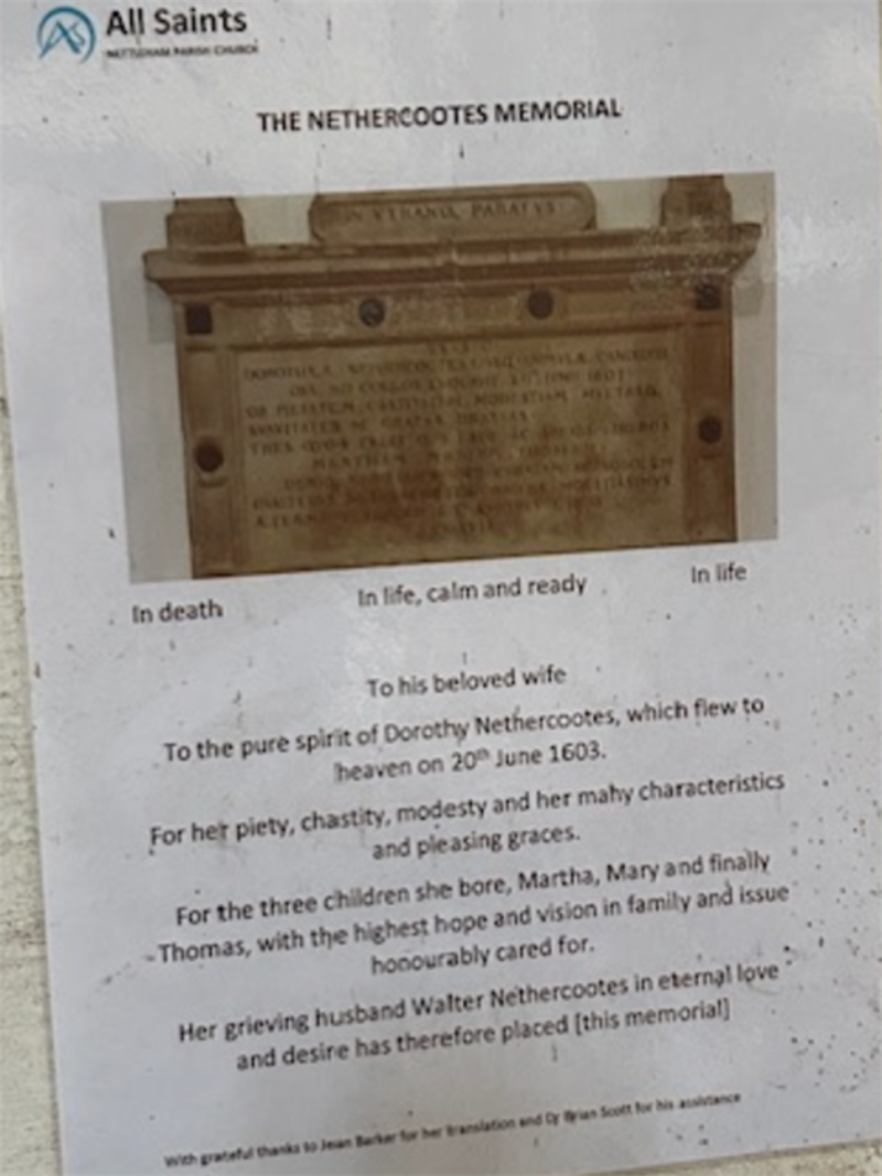 Memorial Stone Translation