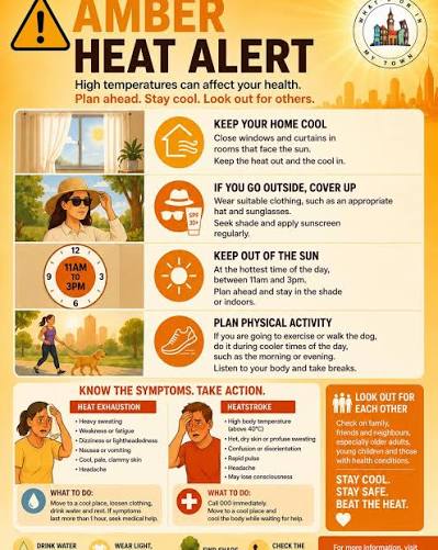 Amber Heat Alert