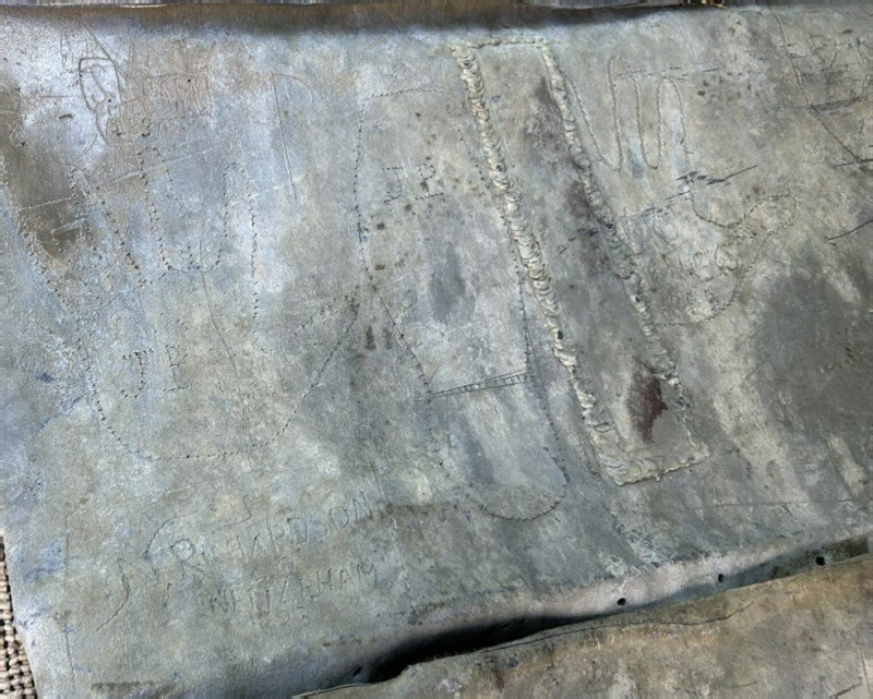 Lead Roof Graffiti