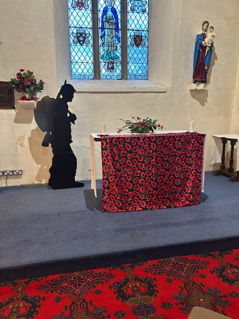 Lady Chapel Decorated For Remembrance Sunday 2025