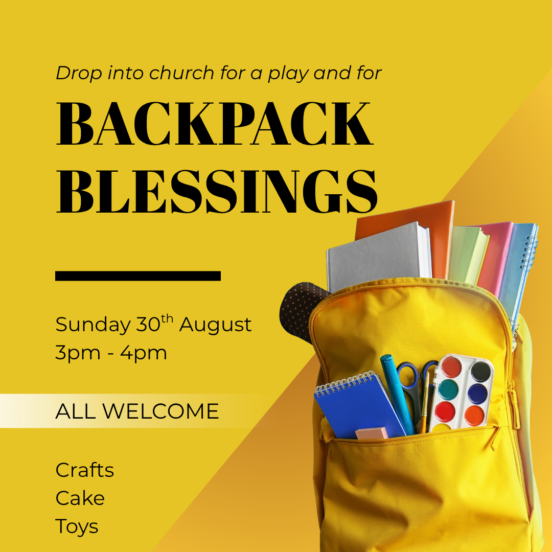 Blessing of Backpacks
